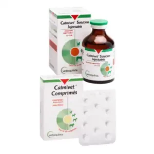 Calmivet tablets and injection acepromazine horses dogs cats dosage uses
